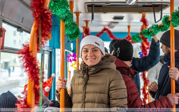 
        Загадать желание  в новогоднем трамвае можно было в Минске			    