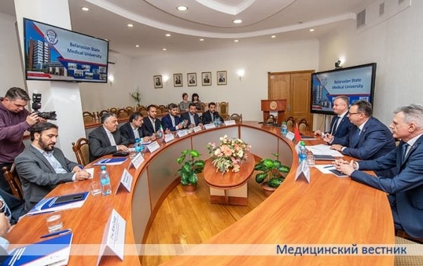 Делегацию Исламской Республики Иран встречали в БГМУ			     
        Делегацию Исламской Республики Иран встречали в БГМУ