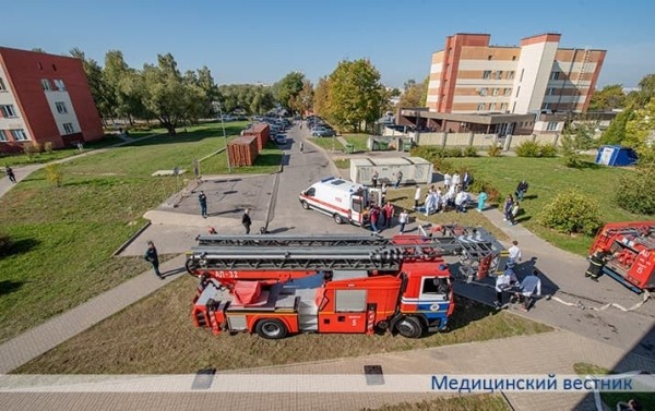
        В ГКБСМП прошли командно-штабные учения в режиме ЧС			    