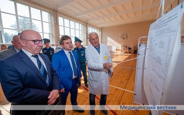 
        В ГКБСМП прошли командно-штабные учения в режиме ЧС			    