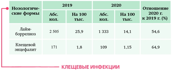 
			Инфекционная заболеваемость в условиях пандемии  COVID-19		