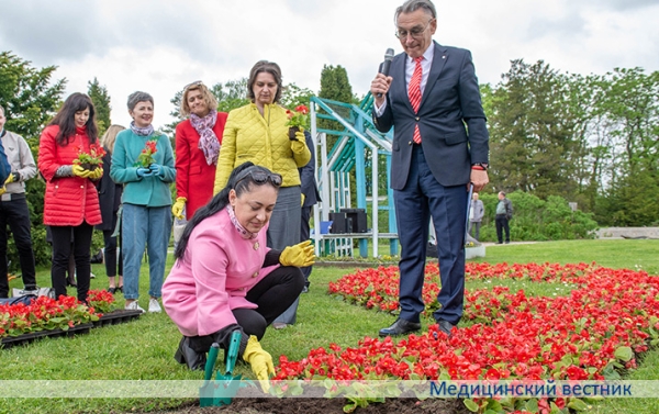 В Ботаническом саду высадили клумбу в память об умерших от СПИДа
В Ботаническом саду высадили клумбу в память об умерших от СПИДа